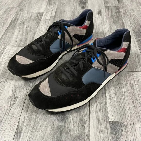 Reproduction of Found French Military Trainer Black Gray Blue Sz 45 EU / 12 US - Picture 1 of 9